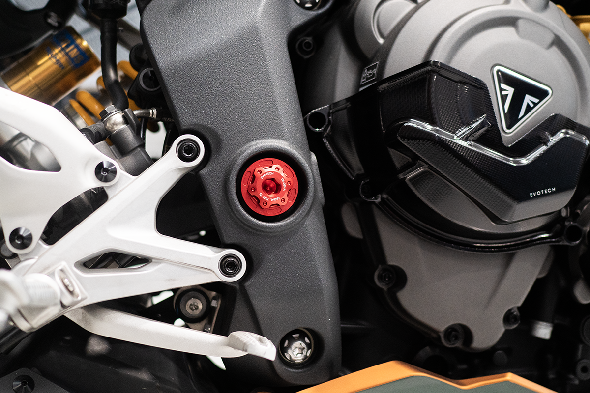 BULLONE E GHIERA PERNO FORCELLONE TRIUMPH SPEED TRIPLE 1200