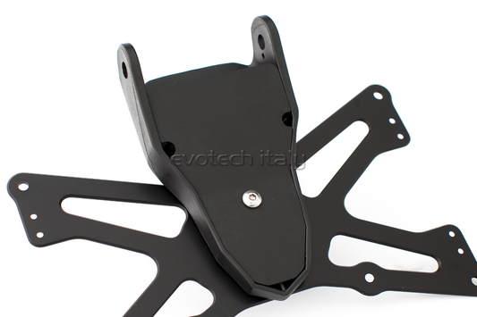 LAMIERINO COPRI CABLAGGIO PORTATARGA NERO OPACO