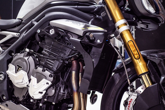 KIT ALETTE E PROTEZIONE FIANCO RADIATORE TRIUMPH SPEED TRIPLE 1200 RS